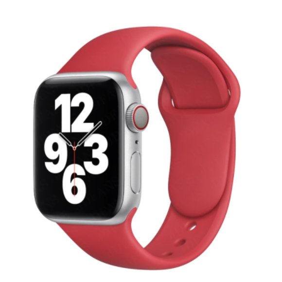 Apple Accessories - NEW BAND RED Sport Silicone For Apple Watch